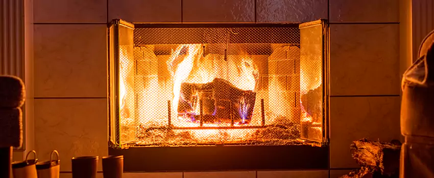 Mendota Hearth Landscape Fireplace Installation in South San Francisco, California